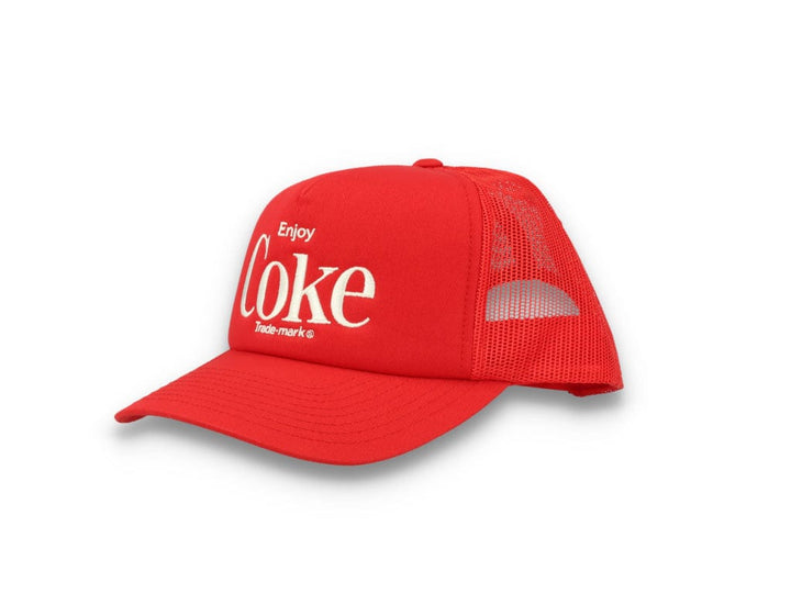 Coca-Cola Enjoy Trucker Cap Coke Red - LOKK