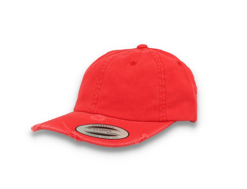 Low Profile Destroyed Cap Red 6245DC - LOKK