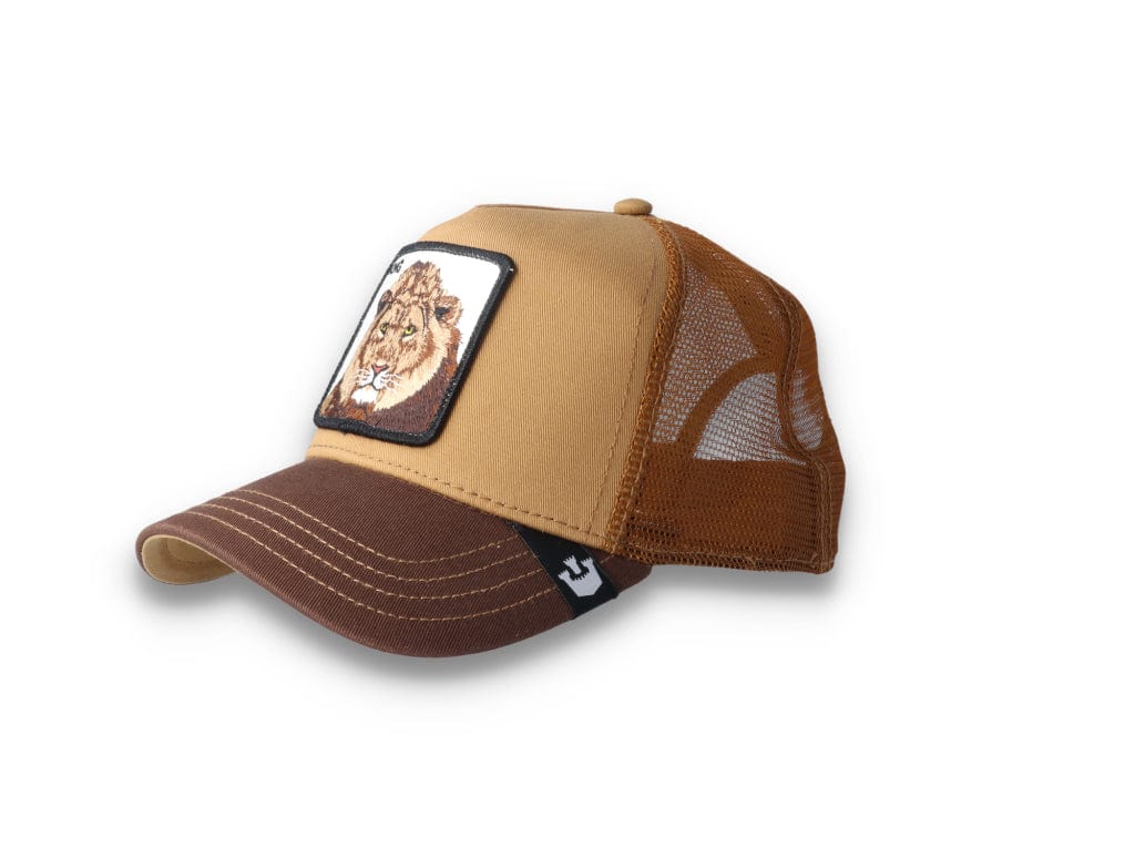 Goorin Trucker Cap The King Lion Brown - LOKK