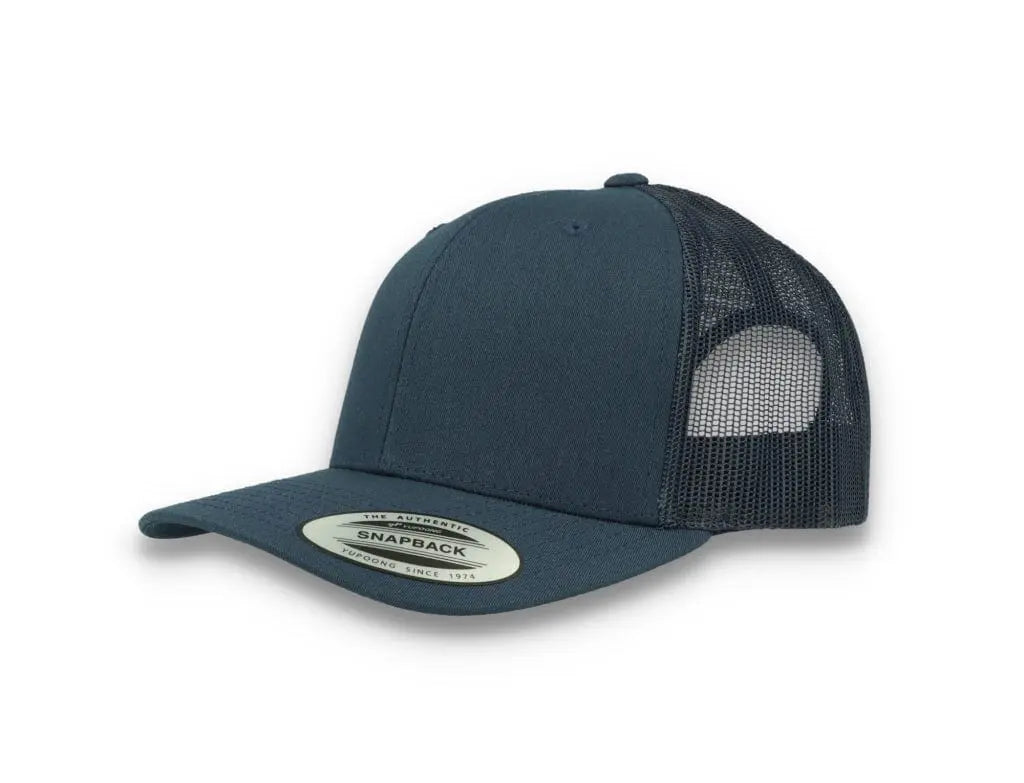 Navy Trucker Cap Retro - Yupoong 6606 - LOKK