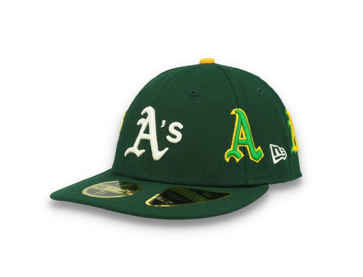 59FIFTY low Profile Oaklnad Athletics All Over Logo - LOKK