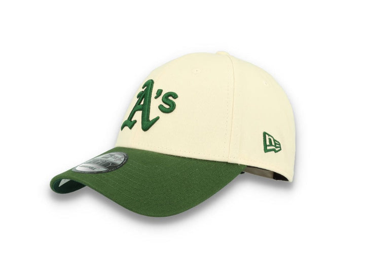 9FORTY MLB Oakland Athletics Off White/Dark Green - LOKK