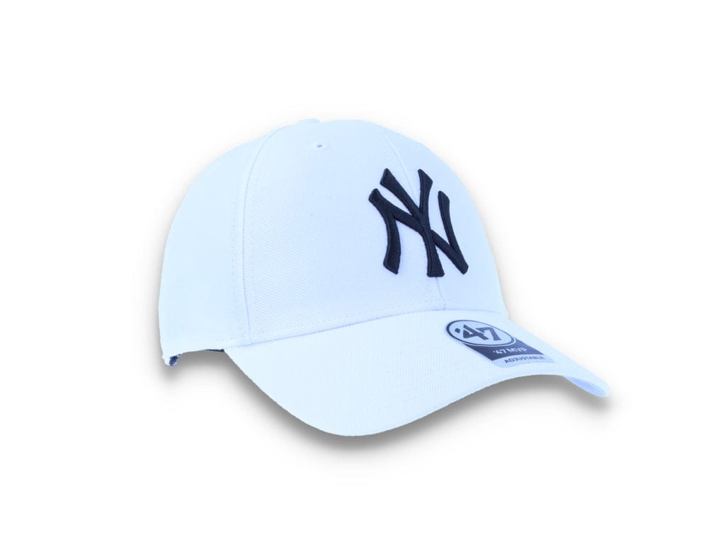 Cap New York Yankees White/Black MLB MVP Wool - LOKK