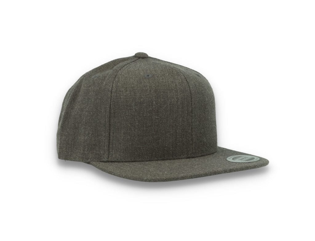 Dark Heather Grey/Dark Grey Snapback Cap - Yupoong 6089M - LOKK