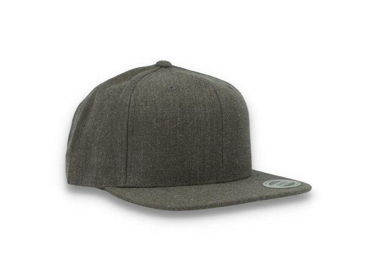 Dark Heather Grey/Dark Grey Snapback Cap - Yupoong 6089M - LOKK