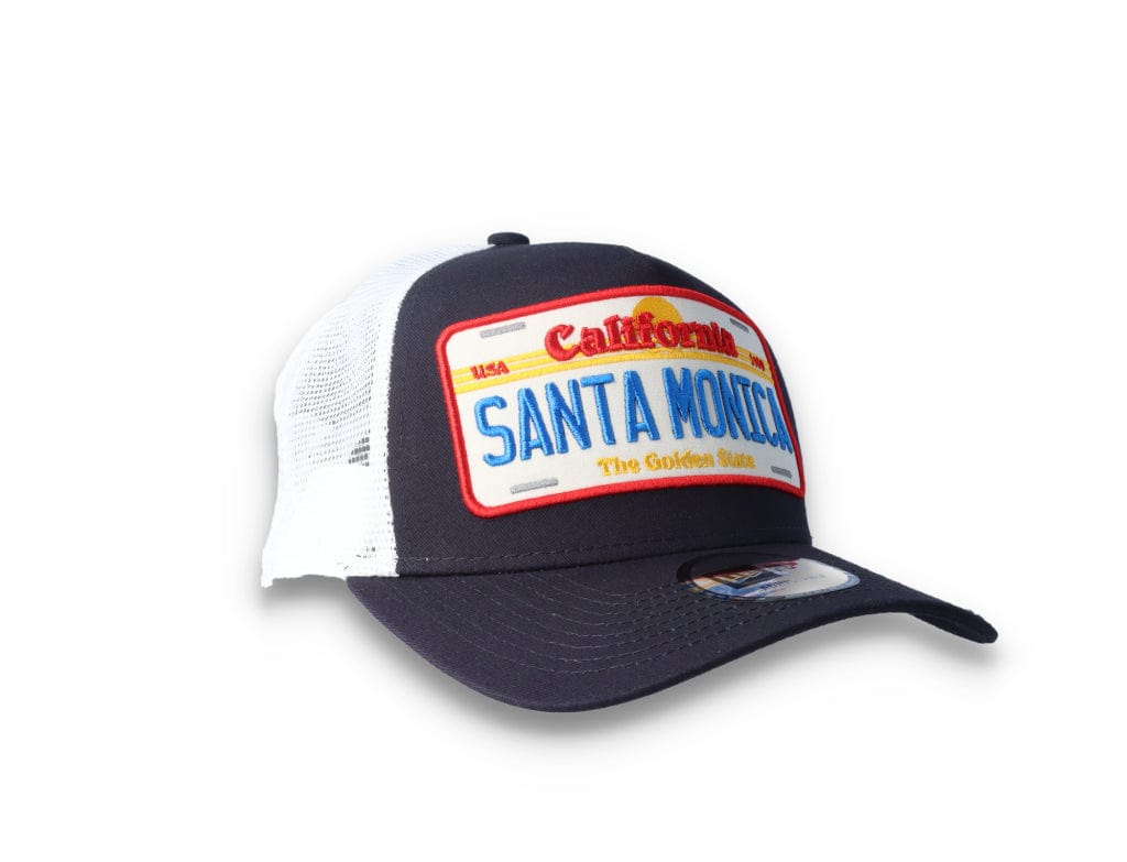 Trucker Cap Navy License Plate 9FORTY A-Frame Trucker - LOKK
