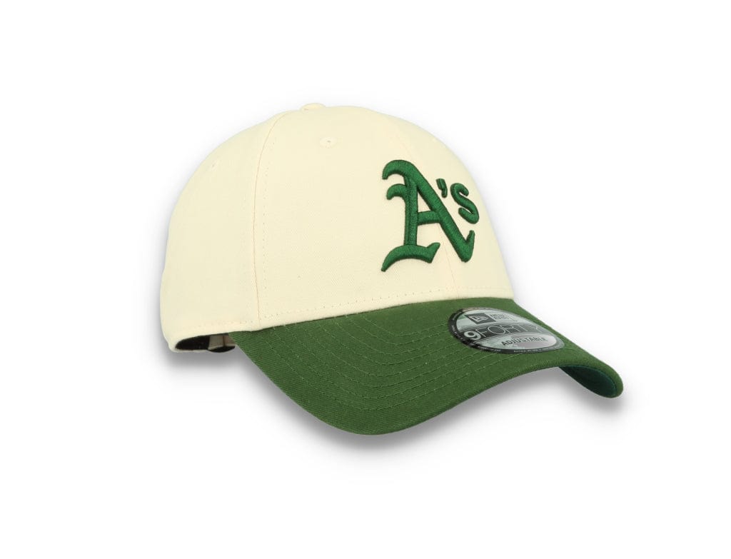 9FORTY MLB Oakland Athletics Off White/Dark Green - LOKK