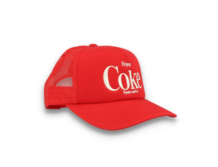 Coca-Cola Enjoy Trucker Cap Coke Red - LOKK
