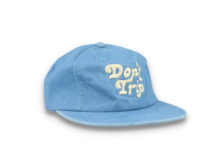 Free & Easy Don't Trip Strapback Hat Washed Light Blue - LOKK