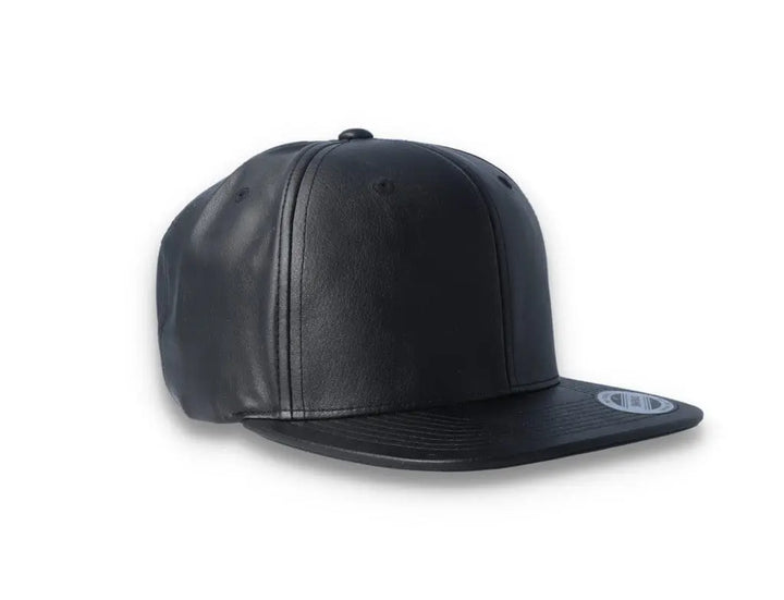 Yupoong Snapback Full Leather 6089FL Black - LOKK