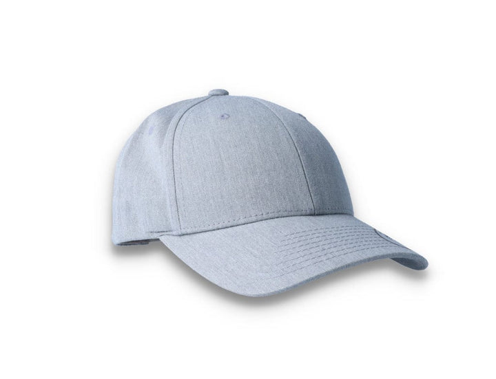 Curved Baseball Cap Snapback Heather Grey - Yupoong 7706 - LOKK