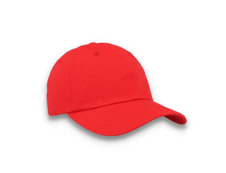 Red Dad Cap Low Profile Cotton Twill - Yupoong 6245CM - LOKK