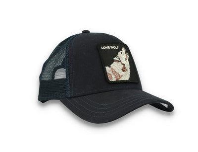 Goorin Trucker Cap The Lone Wolf Navy