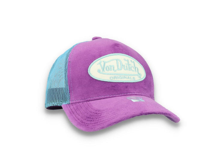 Von Dutch Trucker Cap Velvet Lilac/Blue - LOKK