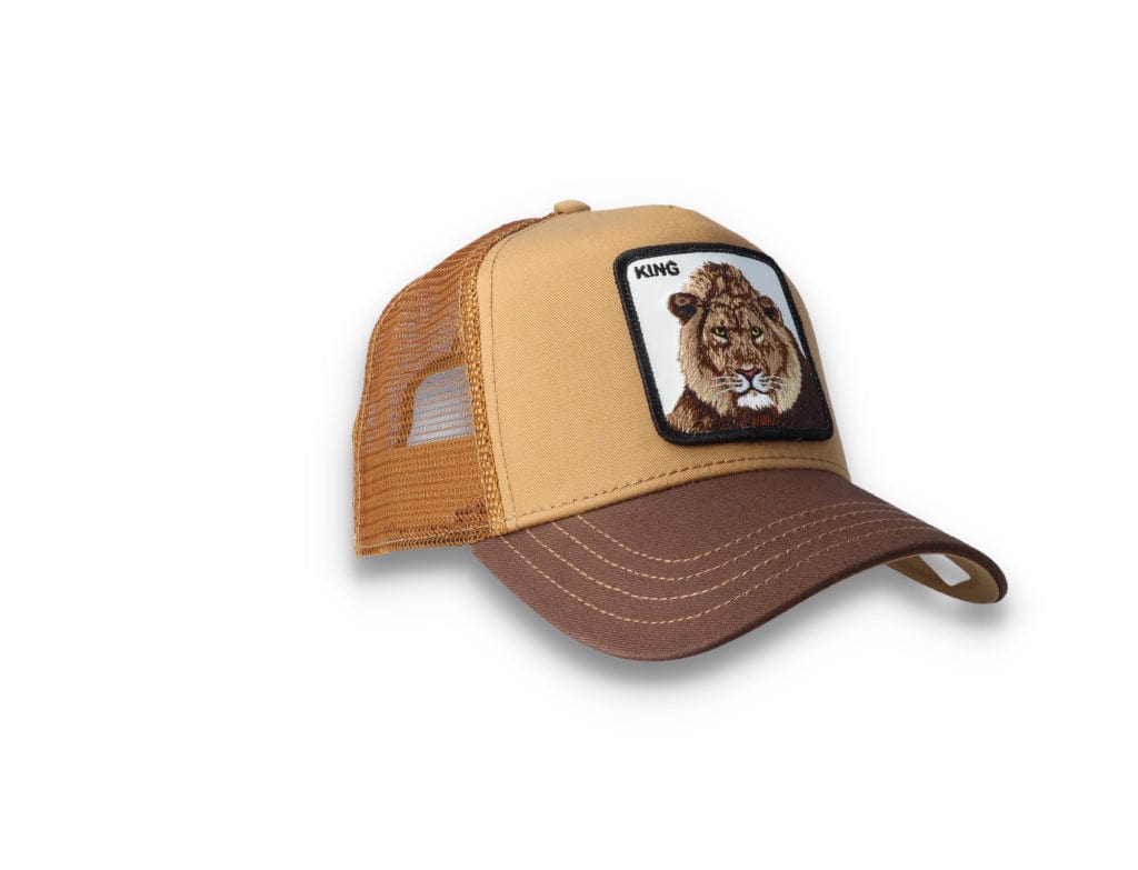 Goorin Trucker Cap The King Lion Brown - LOKK