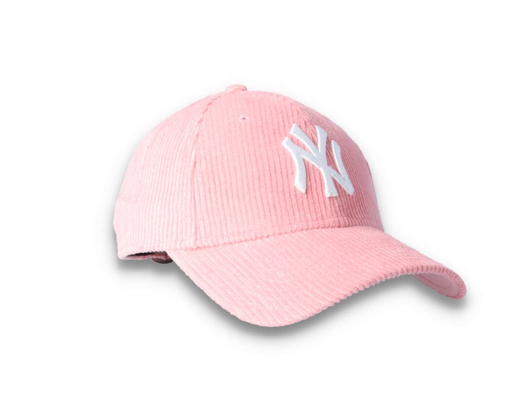 Dame Cap NY Yankees Pink Fashion Cord 9FORTY Womens - LOKK