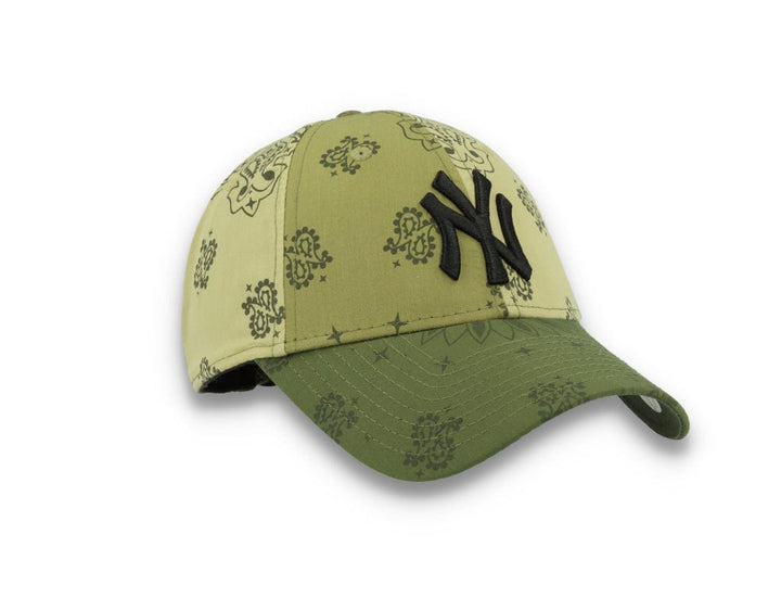 9FORTY Paisley Print NY Yankees Olive - LOKK