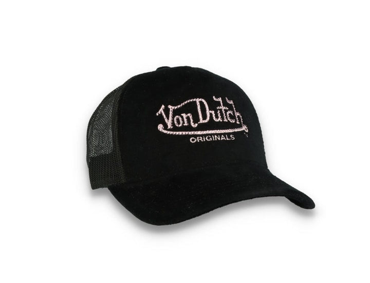 Von Dutch Trucker Cap Miami Velvet Black/Black - LOKK