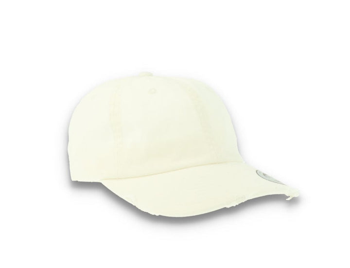 Low Profile Destroyed Cap White 6245DC - LOKK