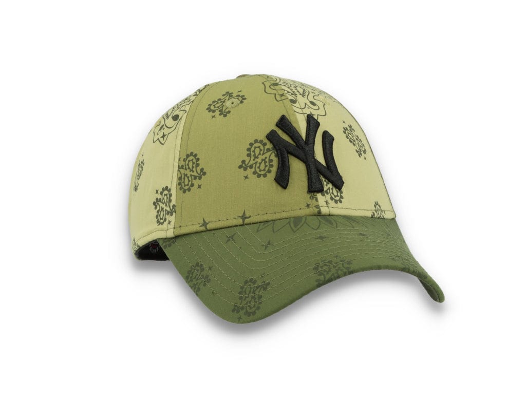 9FORTY Paisley Print NY Yankees Olive - LOKK
