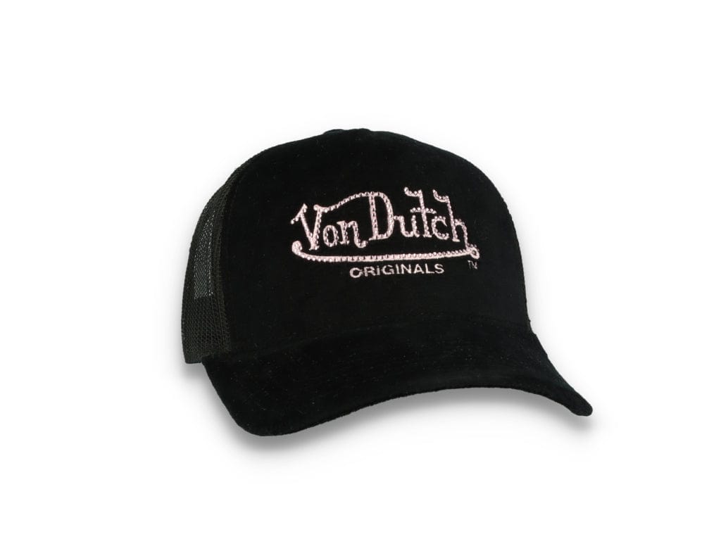 Von Dutch Trucker Cap Miami Velvet Black/Black - LOKK