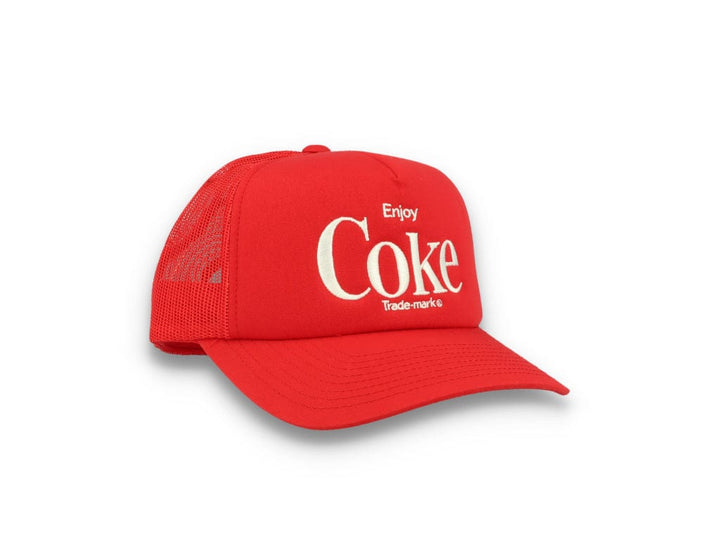 Coca-Cola Enjoy Trucker Cap Coke Red - LOKK