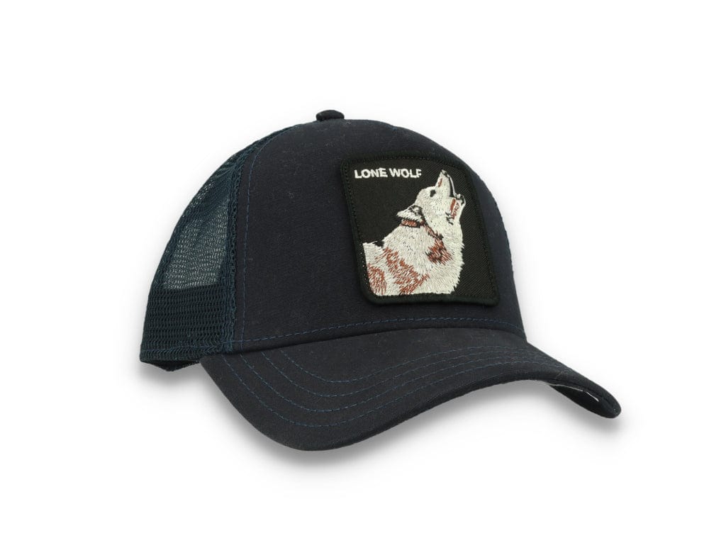 Goorin Trucker Cap The Lone Wolf Navy - LOKK