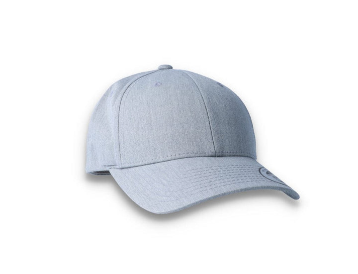 Curved Baseball Cap Snapback Heather Grey - Yupoong 7706 - LOKK