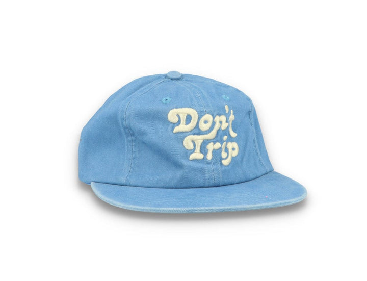 Free & Easy Don't Trip Strapback Hat Washed Light Blue - LOKK