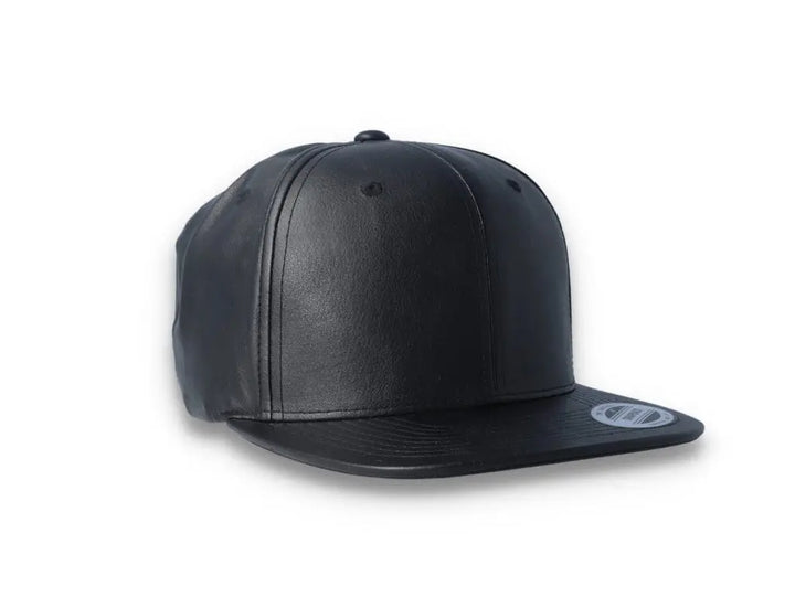 Yupoong Snapback Full Leather 6089FL Black - LOKK