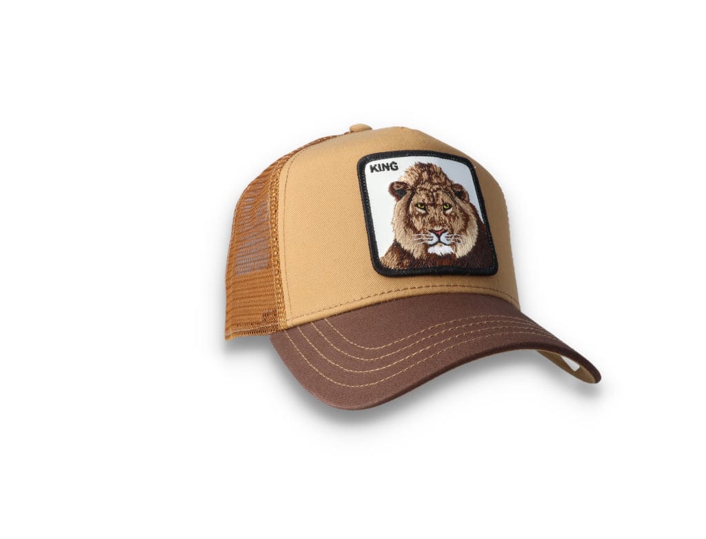 Goorin Trucker Cap The King Lion Brown - LOKK
