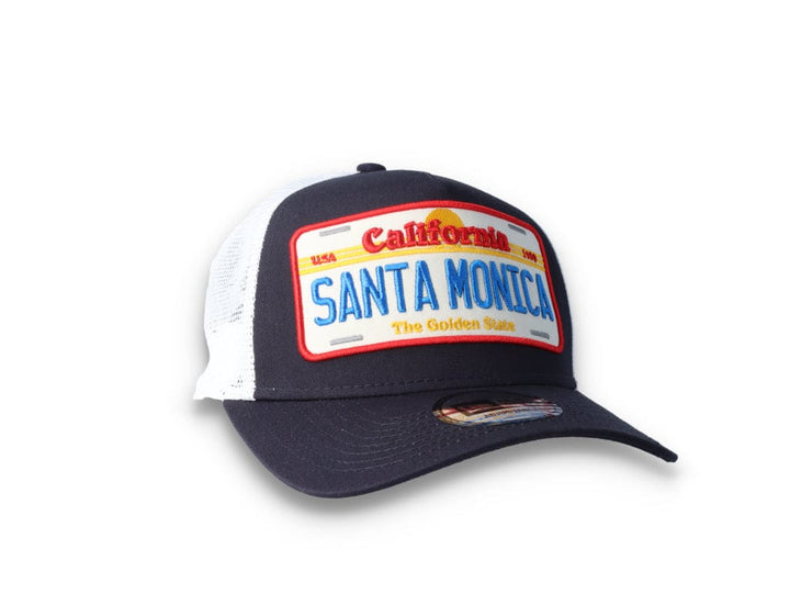 Trucker Cap Navy License Plate 9FORTY A-Frame Trucker - LOKK