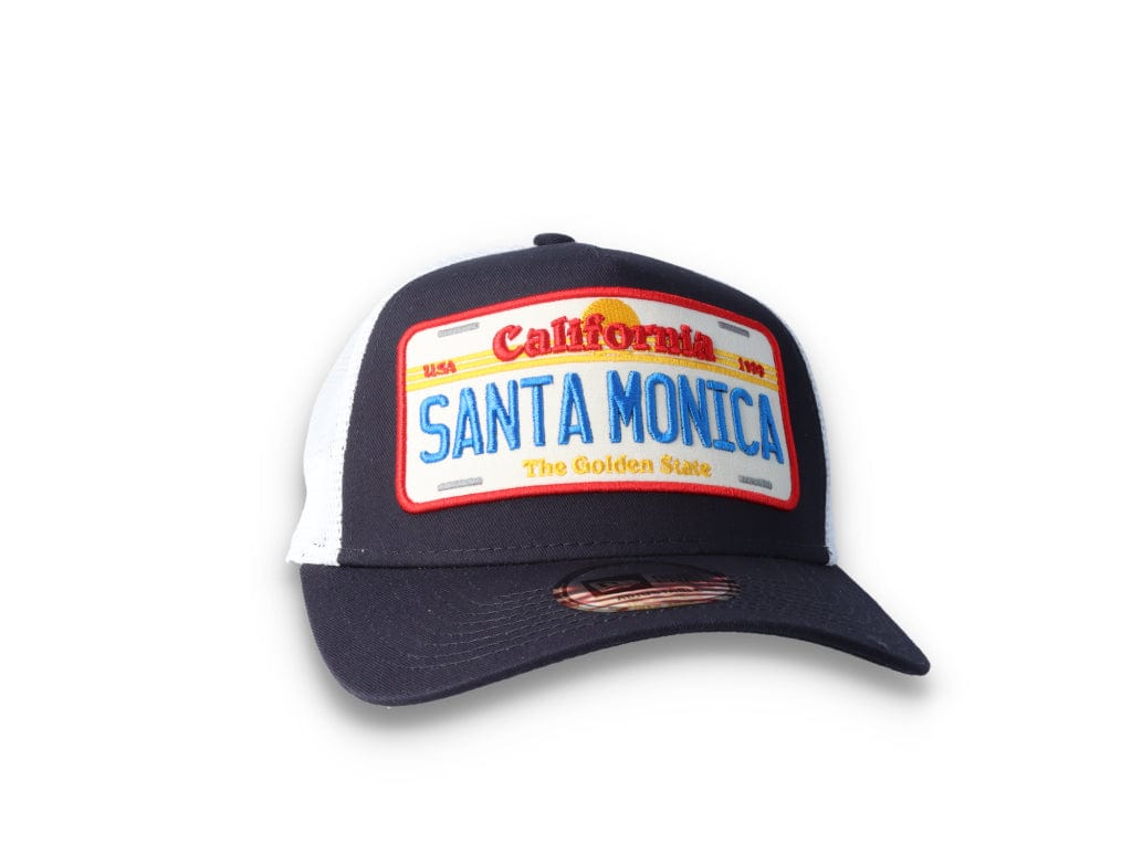 Trucker Cap Navy License Plate 9FORTY A-Frame Trucker - LOKK