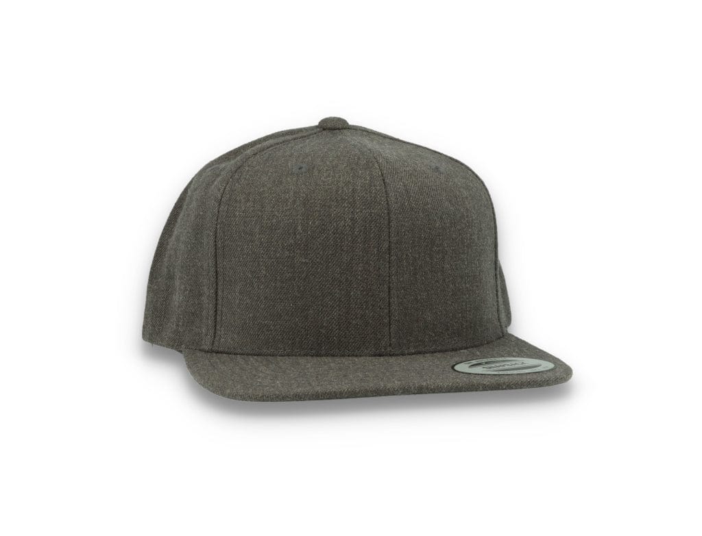 Dark Heather Grey/Dark Grey Snapback Cap - Yupoong 6089M - LOKK