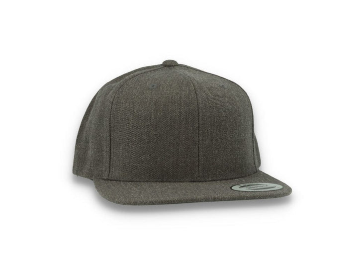 Dark Heather Grey/Dark Grey Snapback Cap - Yupoong 6089M - LOKK