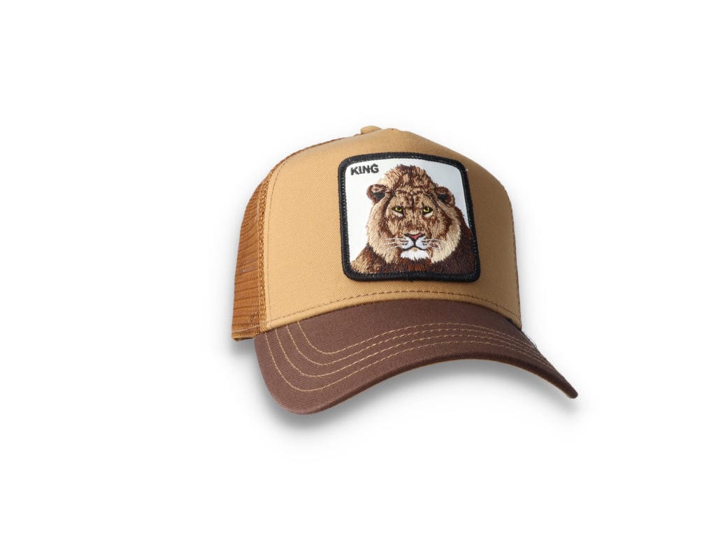 Goorin Trucker Cap The King Lion Brown - LOKK