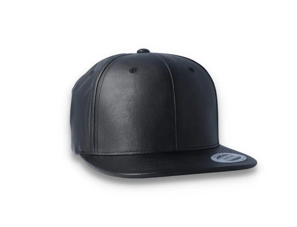 Yupoong Snapback Full Leather 6089FL Black - LOKK