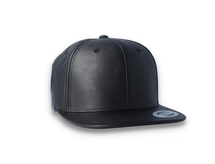 Yupoong Snapback Full Leather 6089FL Black - LOKK