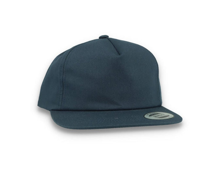 Yupoong 6502 Unstructured 5-Panel Snapback Cap Navy - LOKK