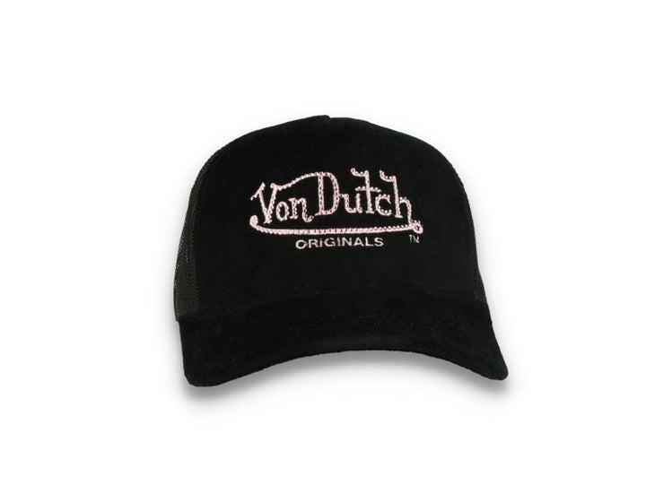 Von Dutch Trucker Cap Miami Velvet Black/Black - LOKK