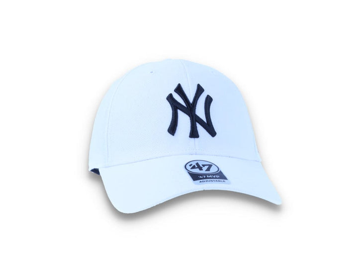 Cap New York Yankees White/Black MLB MVP Wool - LOKK