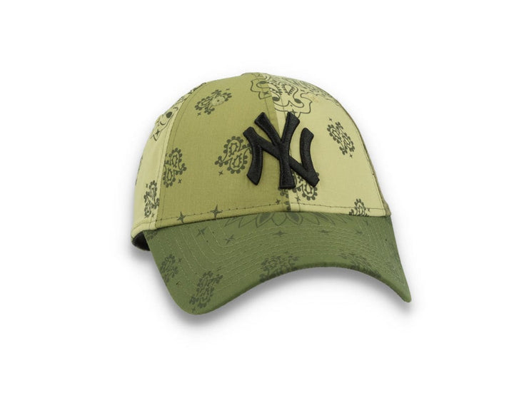 9FORTY Paisley Print NY Yankees Olive - LOKK
