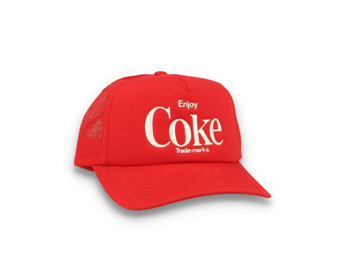 Coca-Cola Enjoy Trucker Cap Coke Red - LOKK