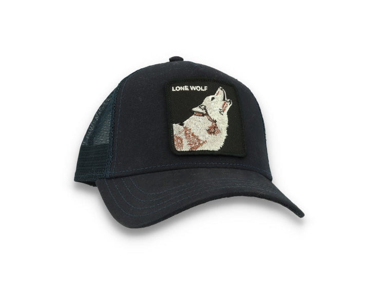Goorin Trucker Cap The Lone Wolf Navy - LOKK