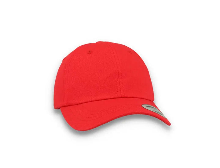 Red Dad Cap Low Profile Cotton Twill - Yupoong 6245CM - LOKK