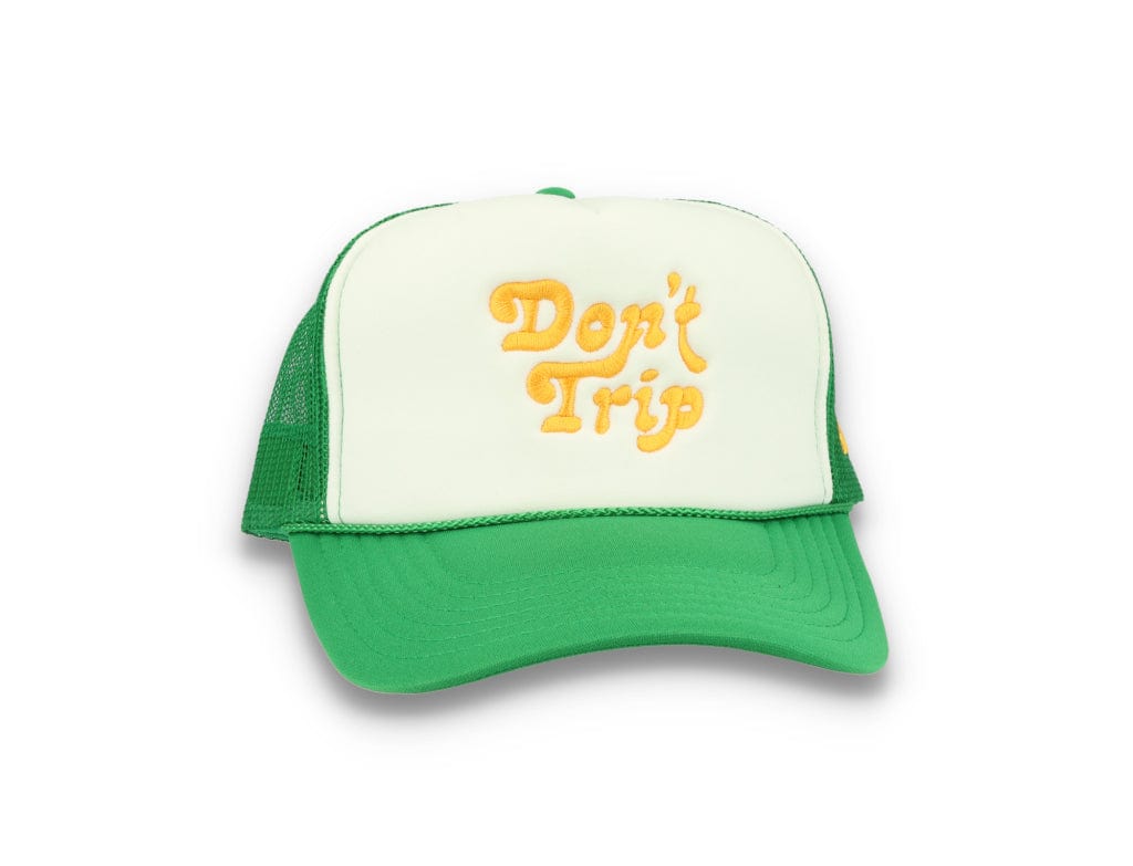 Trucker Cap Free & Easy X Party Shirt Don't Trip White/Green