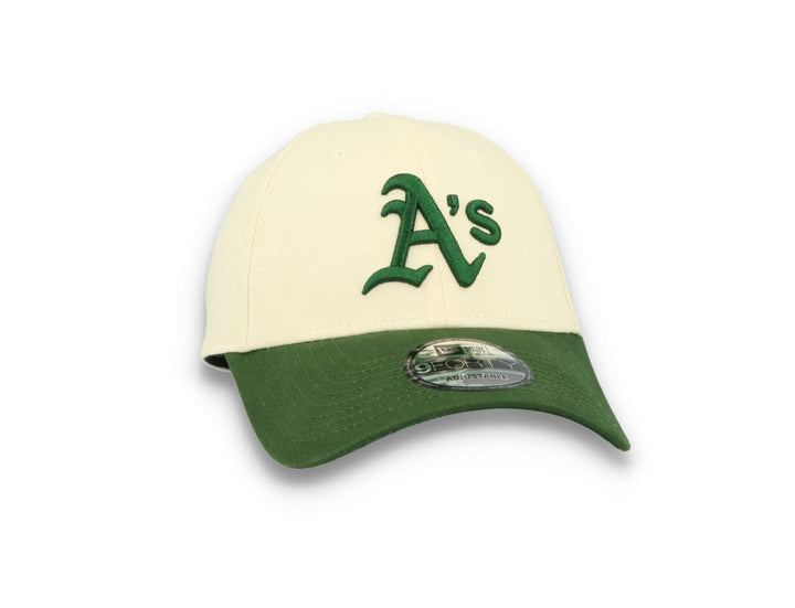 9FORTY MLB Oakland Athletics Off White/Dark Green - LOKK