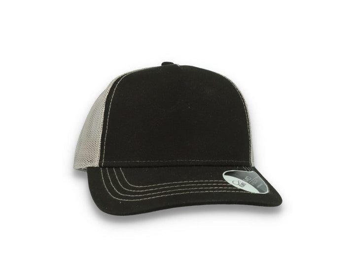 Trucker Cap Black/Grey Atlantis Rapper Canvas - LOKK