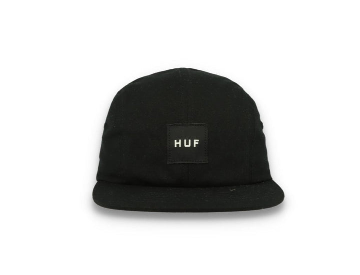 Cap 5-Panel Sort HUF Essential Box Logo Volley Black - LOKK