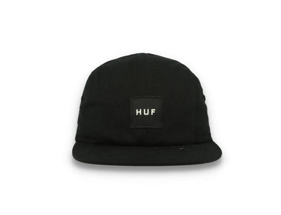 Cap 5-Panel Sort HUF Essential Box Logo Volley Black